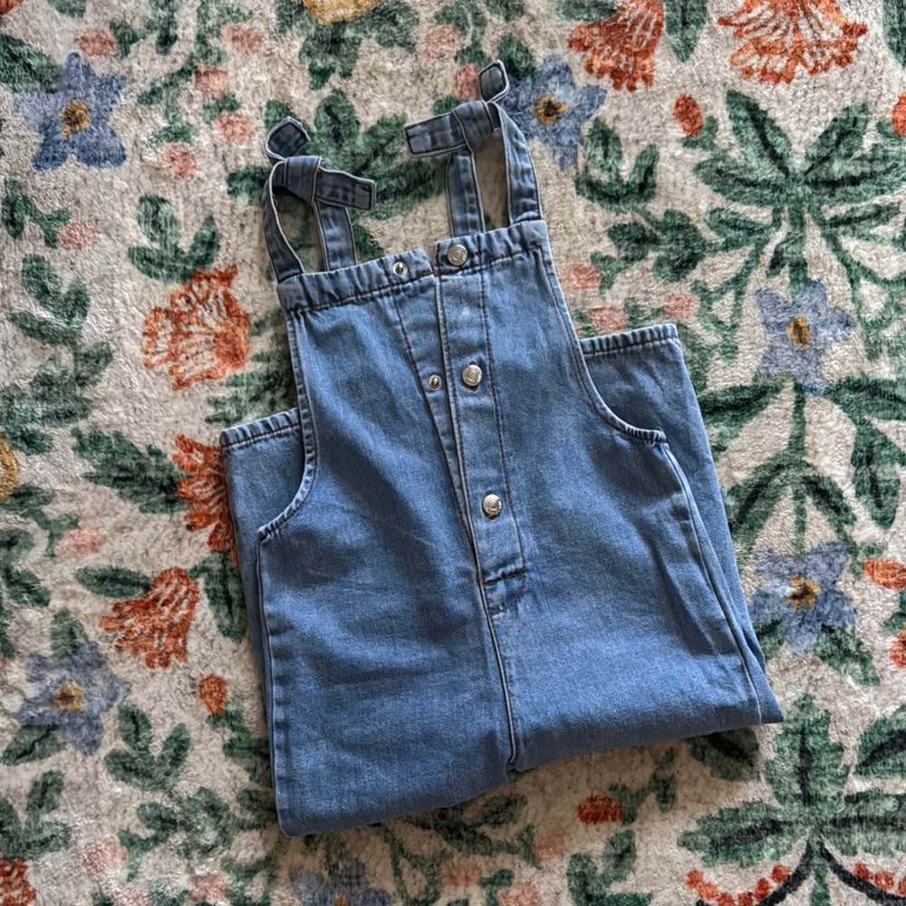 Zara Kids Blue Denim Bodysuit